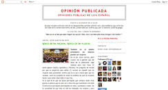 Desktop Screenshot of opinionpublicada.com